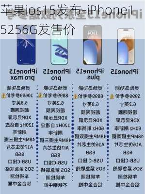 苹果ios15发布-iPhone15256G发售价