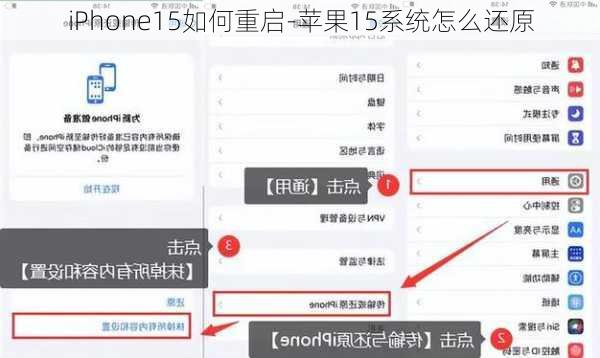 iPhone15如何重启-苹果15系统怎么还原