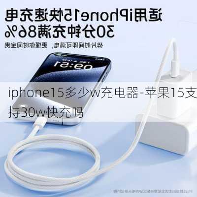 iphone15多少w充电器-苹果15支持30w快充吗