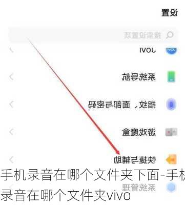手机录音在哪个文件夹下面-手机录音在哪个文件夹vivo