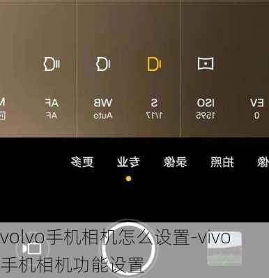 volvo手机相机怎么设置-vivo手机相机功能设置