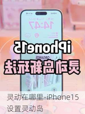 灵动在哪里-iPhone15设置灵动岛