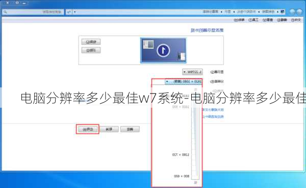 电脑分辨率多少最佳w7系统-电脑分辨率多少最佳