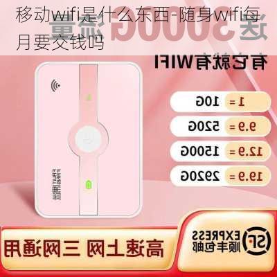 移动wifi是什么东西-随身wifi每月要交钱吗