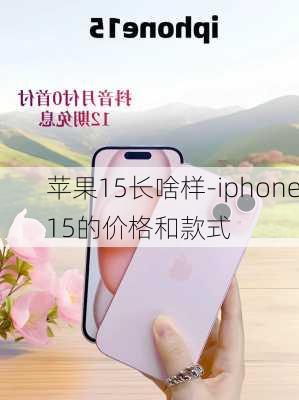 苹果15长啥样-iphone15的价格和款式