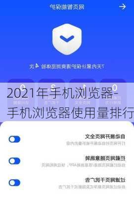 2021年手机浏览器-手机浏览器使用量排行