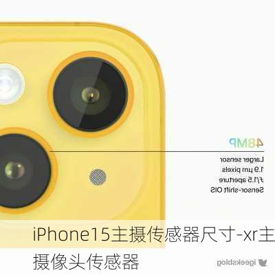 iPhone15主摄传感器尺寸-xr主摄像头传感器