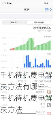 手机待机费电解决方法有哪些-手机待机费电解决方法