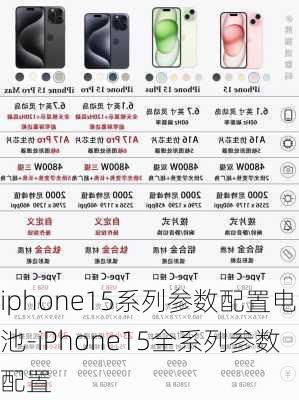 iphone15系列参数配置电池-iPhone15全系列参数配置