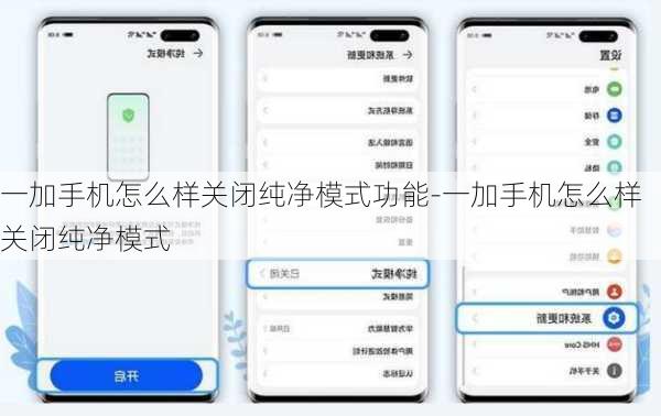 一加手机怎么样关闭纯净模式功能-一加手机怎么样关闭纯净模式