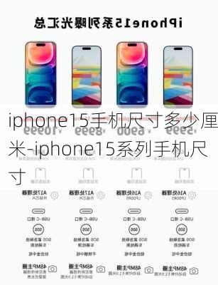 iphone15手机尺寸多少厘米-iphone15系列手机尺寸