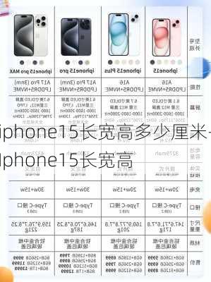 iphone15长宽高多少厘米-Iphone15长宽高