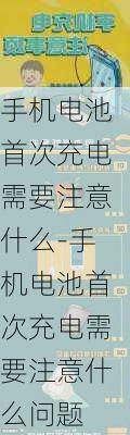 手机电池首次充电需要注意什么-手机电池首次充电需要注意什么问题