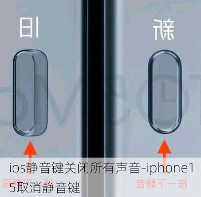 ios静音键关闭所有声音-iphone15取消静音键