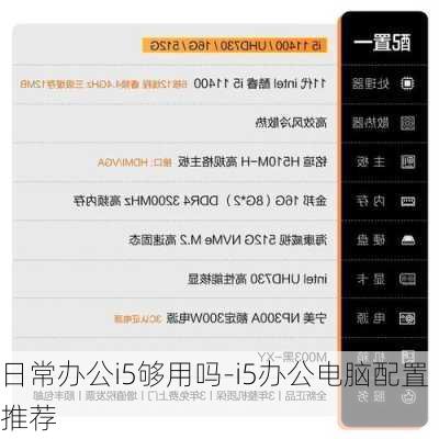 日常办公i5够用吗-i5办公电脑配置推荐